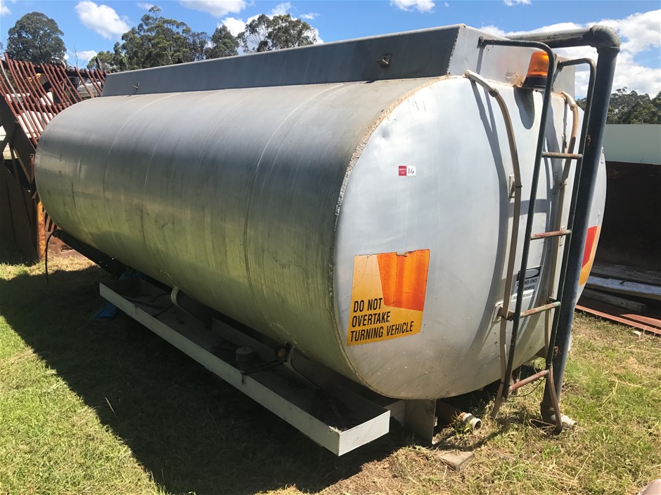 13 500 Litre Aluminium Water Tank Body Auction 0016 5037354 Grays