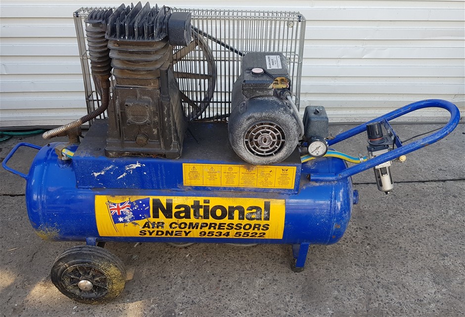 AIR COMPRESSOR WITH 240 V SINGLE PHASE POWER Located Gate A, 376 Newbr