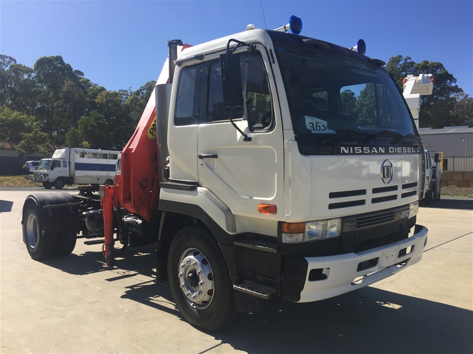 1995 UD CK290 SINGLE DRIVE PRIME MOVER CRANE TRUCK Auction (0084