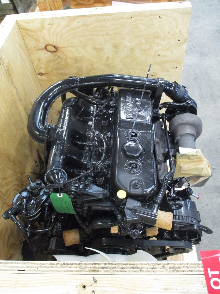 (Lot 146) 1 x Isuzu 4 Cylinder Turbo Diesel Engine Auction (0146