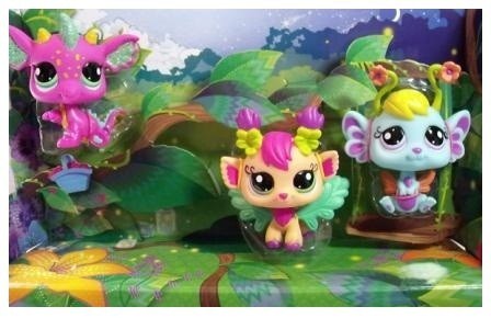 Lps Mini Pet Shop, Dragón Malva, Conejito Morado #2663 #2300 | Meses sin interés