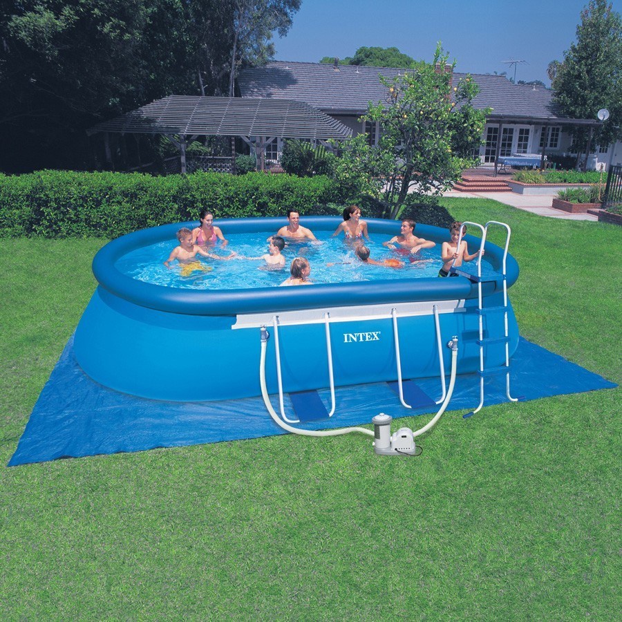 #DNL#Intex - 6.1m (20ft) Oval Frame Abov