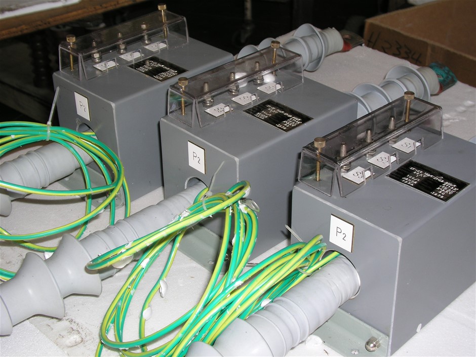 3 X 22kv Current Metering Transformers NEW -Cast Resin, Block type ...