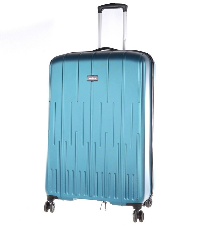ANTLER Hardside Spinner Luggage, 74cm, Turquoise. NB: Has been used, not in