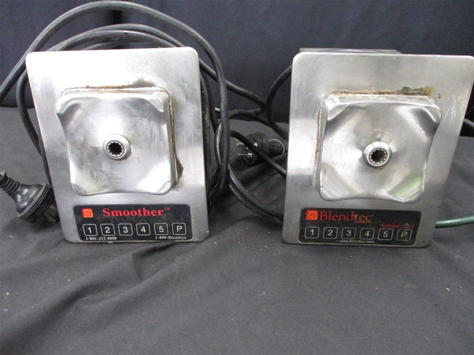 2 x 2003 KTEC CB3D Electric Smoother and Blendtec Commercial Blenders