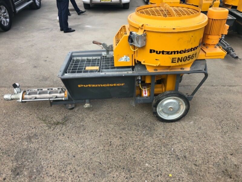 Putzmeister S5evtm Grout Pump And Mixer Auction (0037-5036552) 