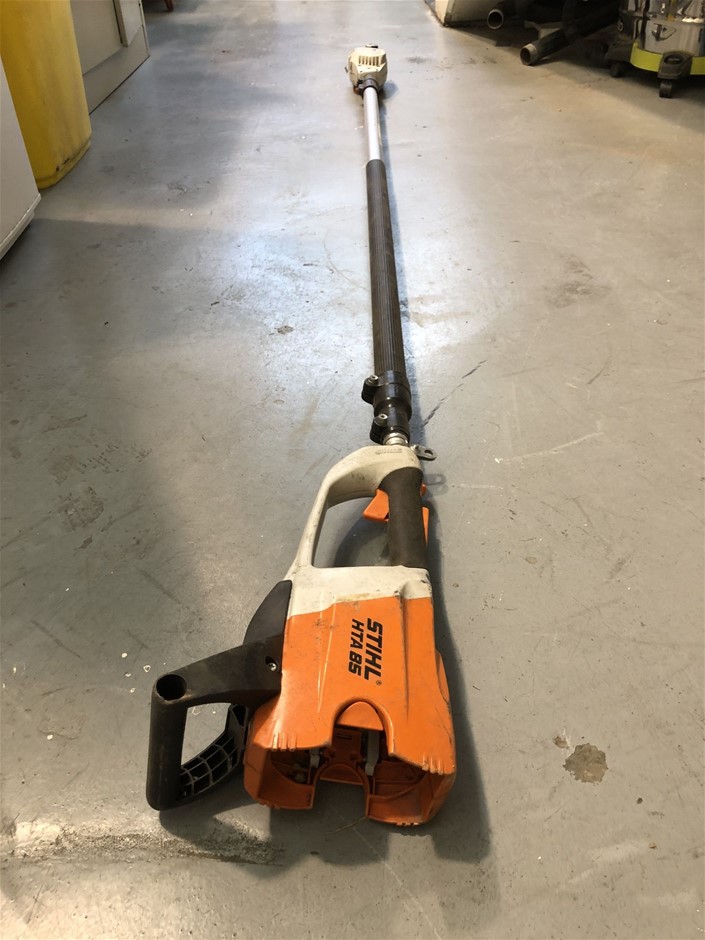STIHL HTA 85 pole saw, battery missing, with Rollomatic E mini blade