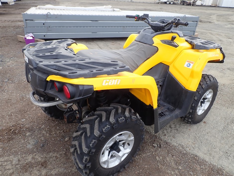 2016 BRP Can Am Outlander 4x4 2 seater Off Road Quad Auction (0053 ...