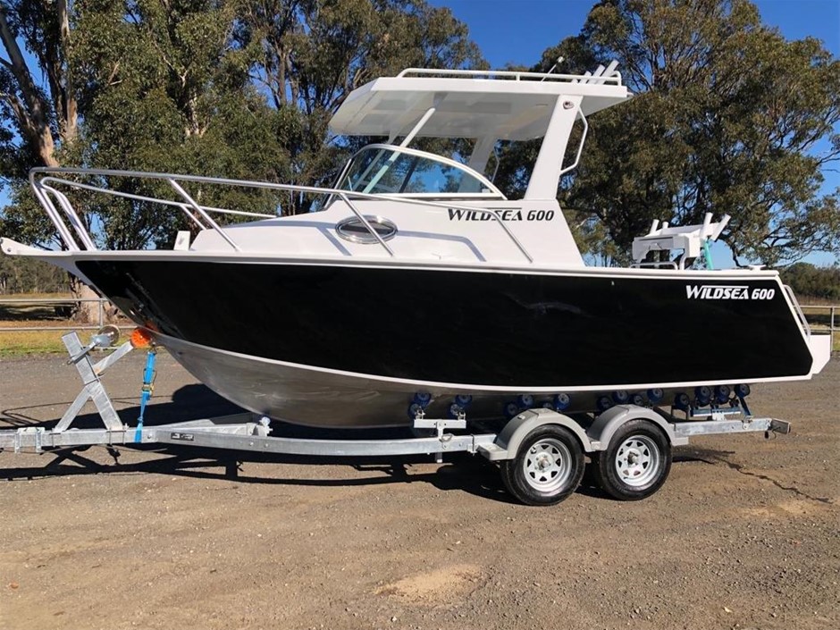 Boat Wildsea 600 Cuddy Cabin Aluminium Custom Plate Auction