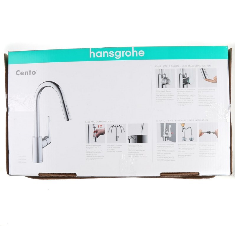 HANSGROHE Cento PullOut Spray Kitchen Mixer Tap, Chrome with Sold