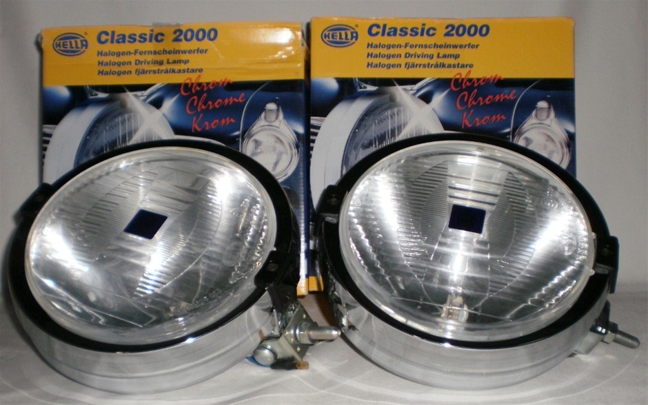 Hella Rally 2000 Chrome Driving Lights Auction (00013112825) Grays