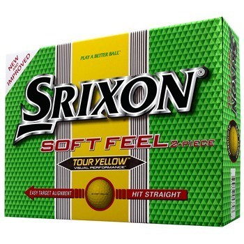 Srixon Soft Feel Tour Yellow Golf Balls