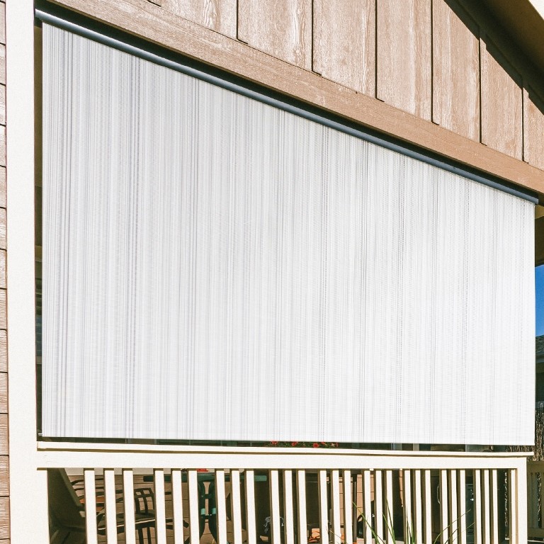 KOOLSPOT Outdoor Sun Shade 2.4M (W) x 2.4M Drop with Protective Valance