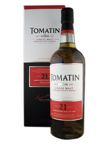 Tomatin 21 YO Single Malt Scotch Whisky 