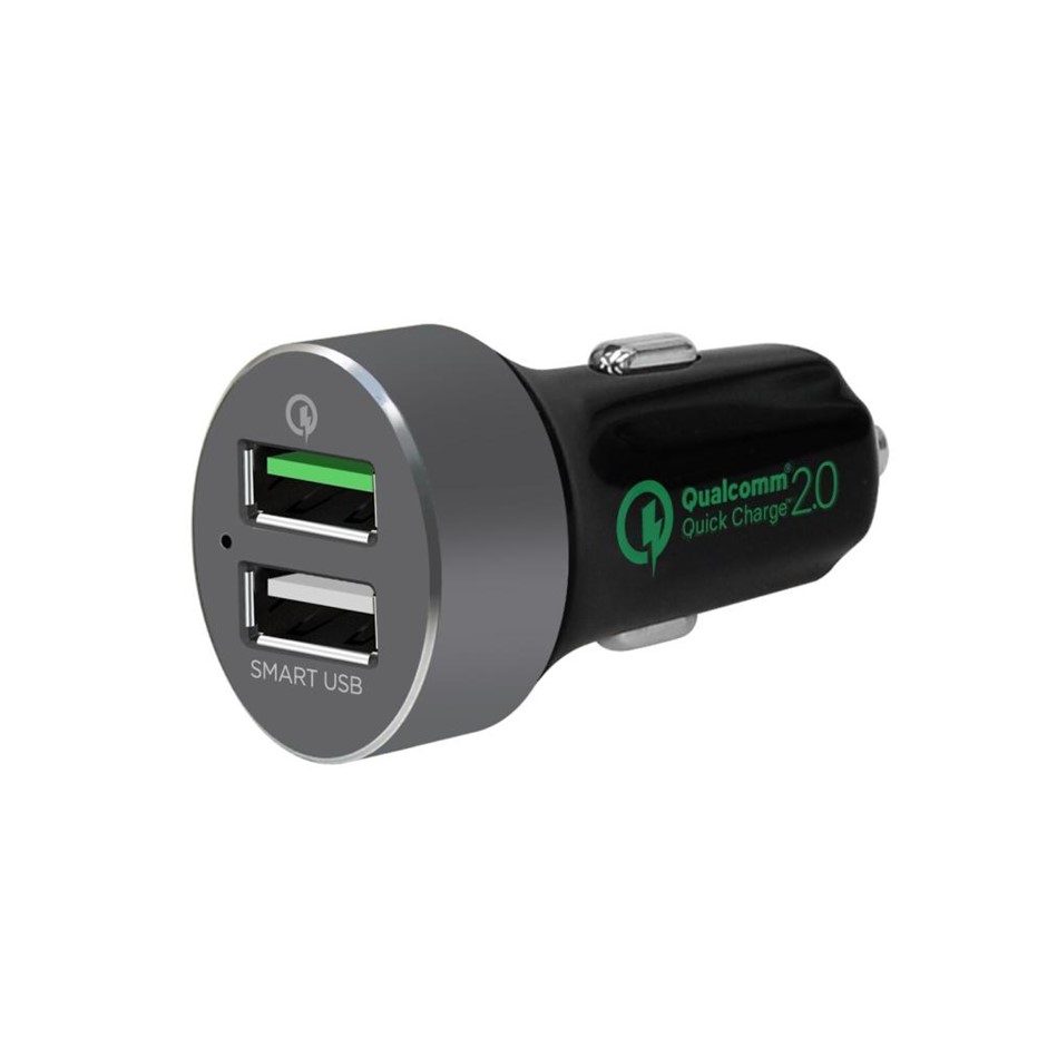 mbeat MB-CHGR-QBS QuickBoost S Quick charge 2.0 and Smart USB Car Charger