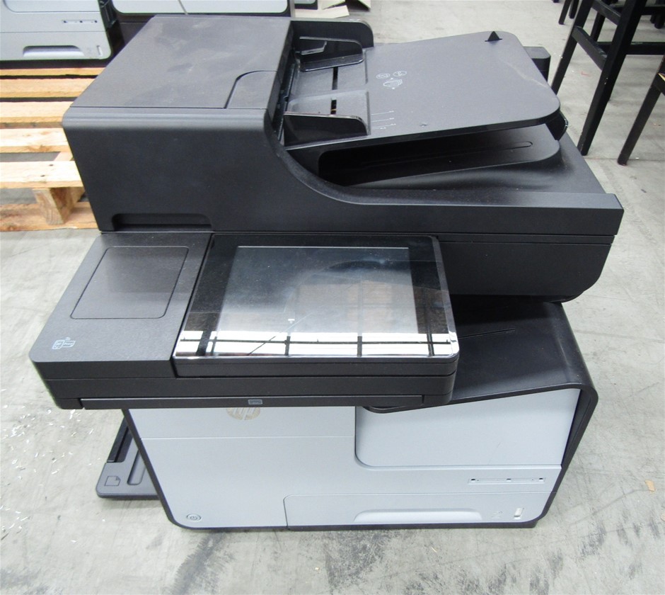 HP MFP X585 Officejet Enterprise Color Flow Printer Auction (0034