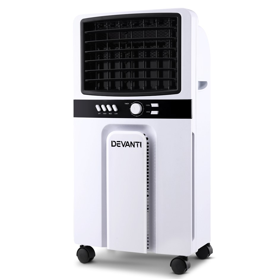 Buy Devanti Portable Evaporative Air Cooler Cooling Fan Humidifier