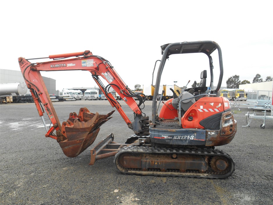Kubota KX 1213 Super Series Mini Excavator Auction (000110020660) Grays Australia