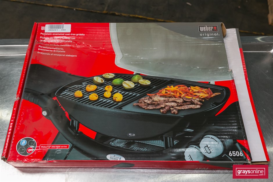 1 x PorcelainEnamelled Cast Iron Grill Plate er Brand Auction