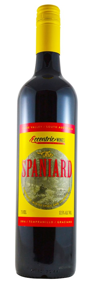 Eccentric Wines The Spaniard Tempranillo