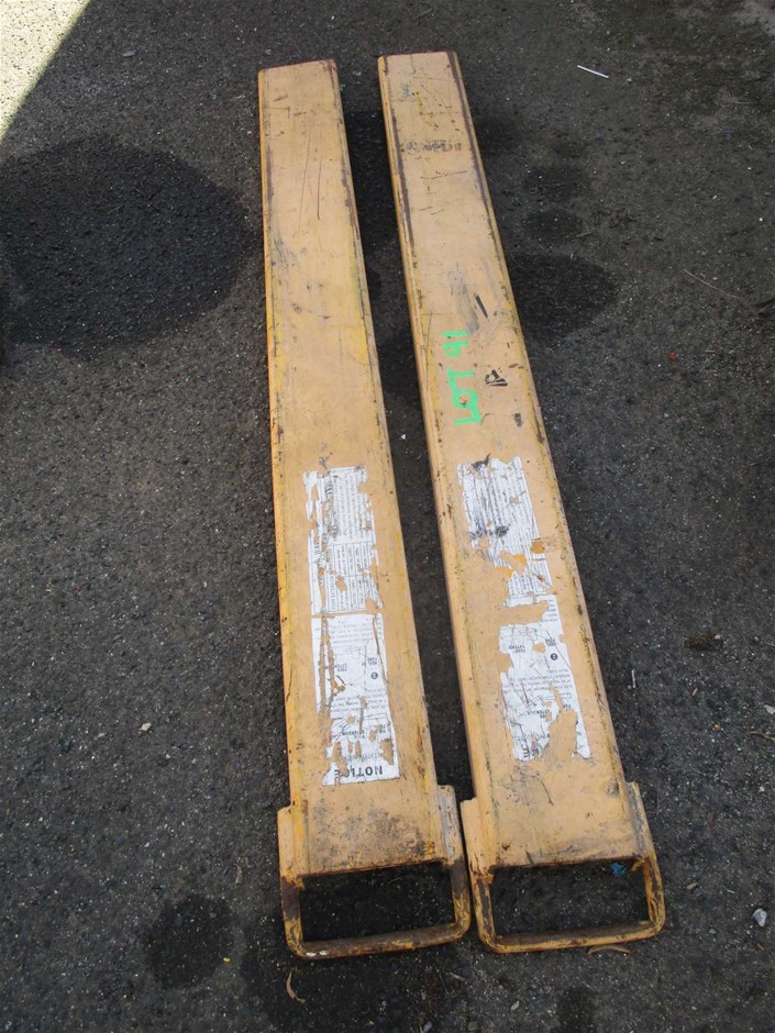 1x Set Forklift Tyne Extensions Auction (00913016516) Grays Australia