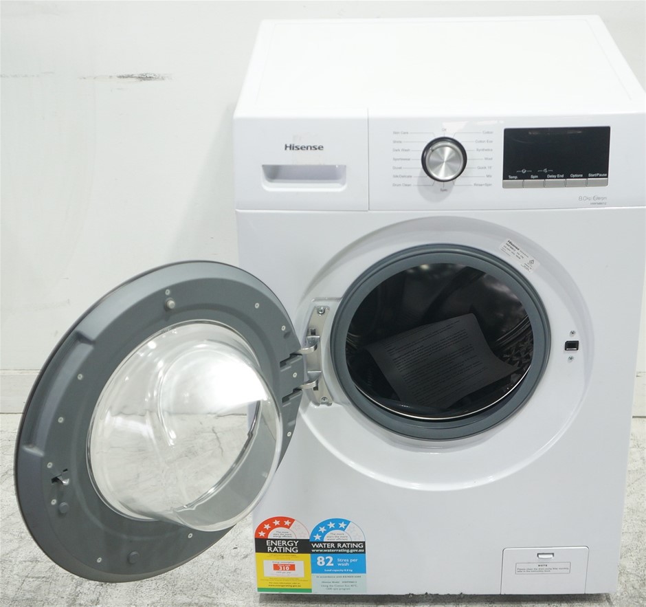 Hisense HWFM8012 8kg Front Load Washing Machine Auction
