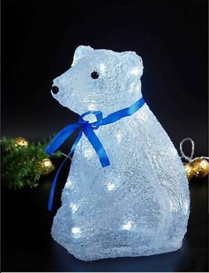 acrylic led polar bear