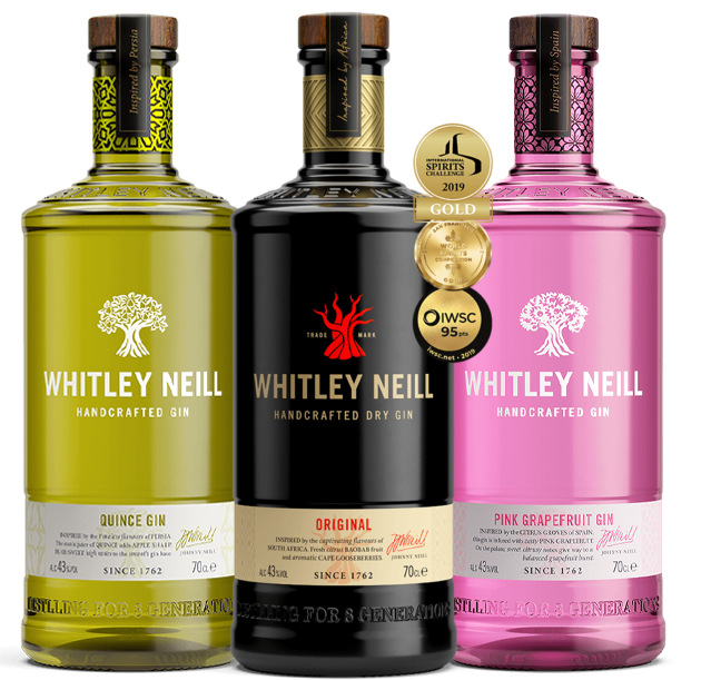 Whitley Neill Original, Quince, and Pink