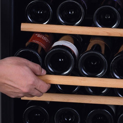 VinoVault B145 Black Underbench Wine Fridge 54 Bottle (Right) Auction