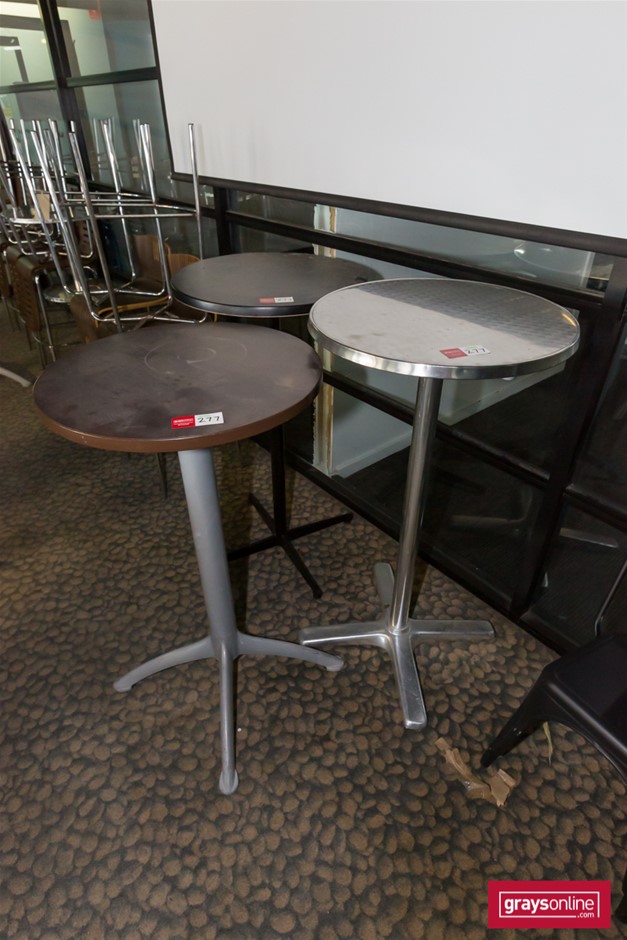 Tall Bar Tables Auction (02775039755) Grays Australia