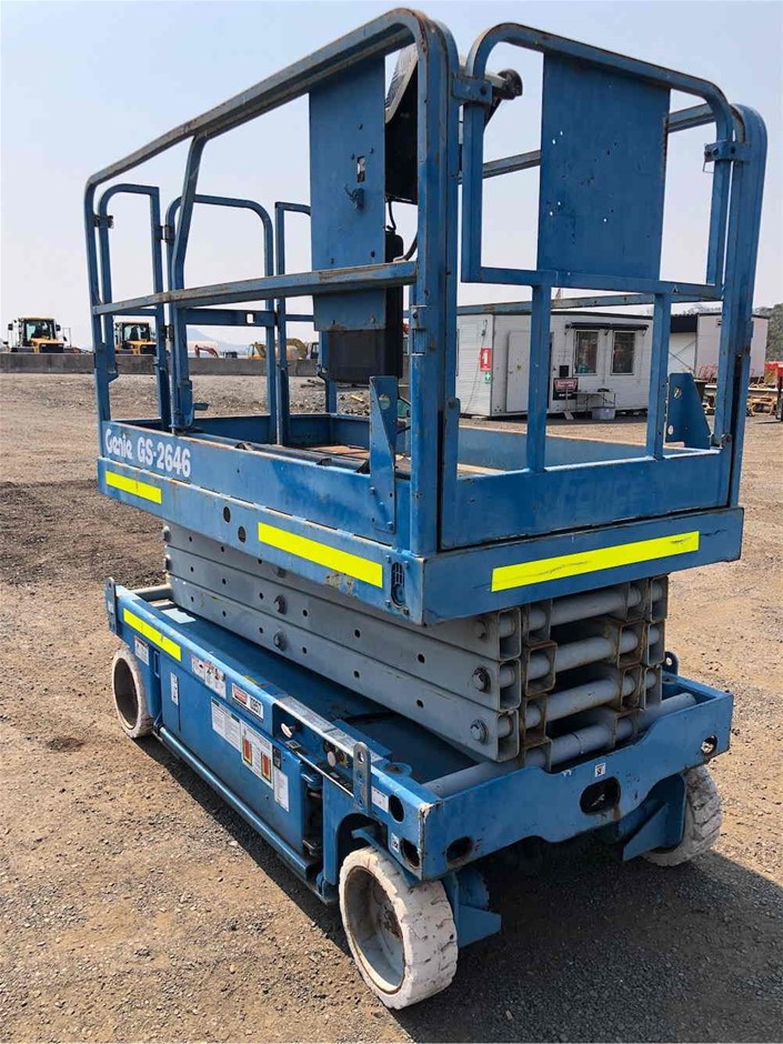 Genie Electric 26ft Scissor Lift Auction (00027025030) Grays Australia