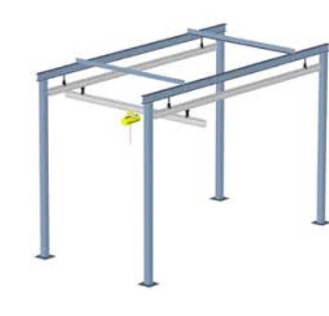 Ingersoll Rand ZRA2 Zimmerman Rail System 2000 LB Cap Auction (0045