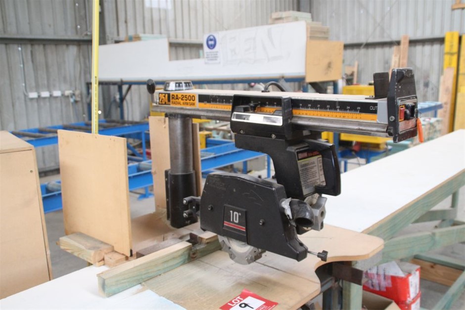 Ryobi RA2500 Sliding Radial Arm Ripping Saw Auction (00095039865