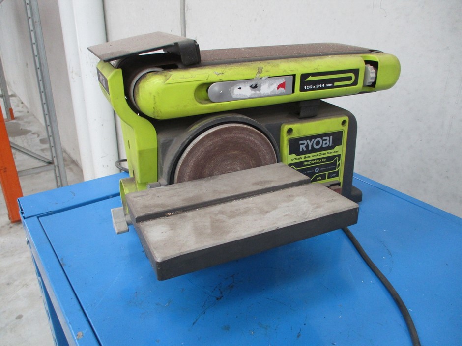 1x Ryobi 370W Belt and Disc Sander Auction (00113016721) Grays Australia