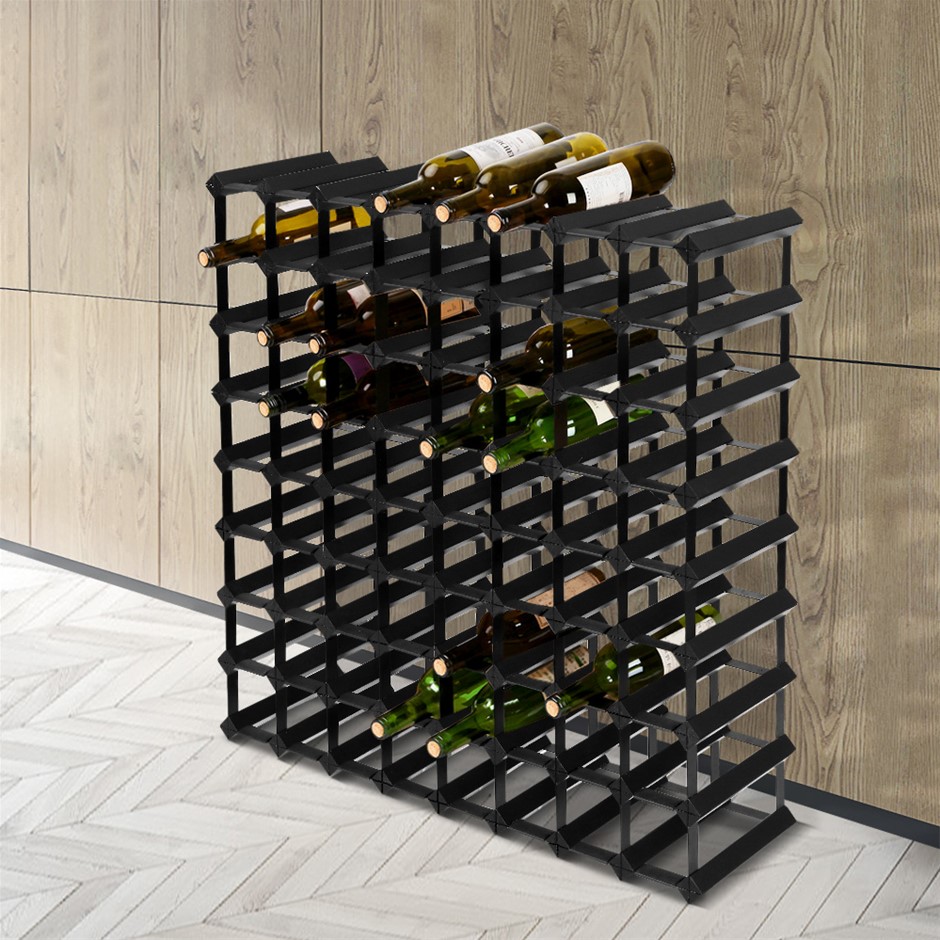 Buy Artiss 72 Bottle Timber Wine Rack Wooden Storage Wall Racks