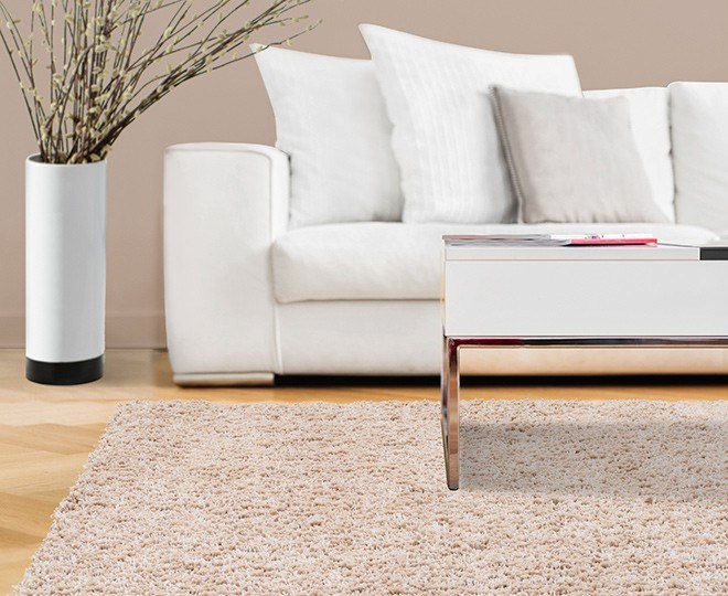 Pandora Luxury Shaggy Rug - Stone - 190 