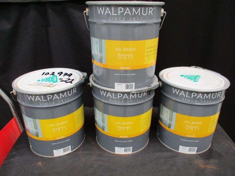 Walpamur 10 Litres Paint Tins Auction (00223016786) Grays Australia