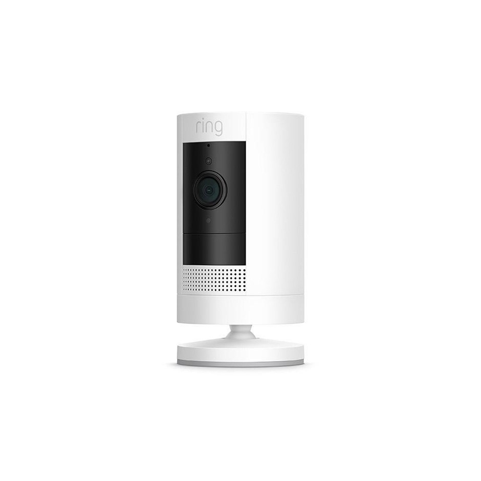 RING Stick Up Cam Battery Indoor/Outdoor Security Camera , White. N.B. Cond