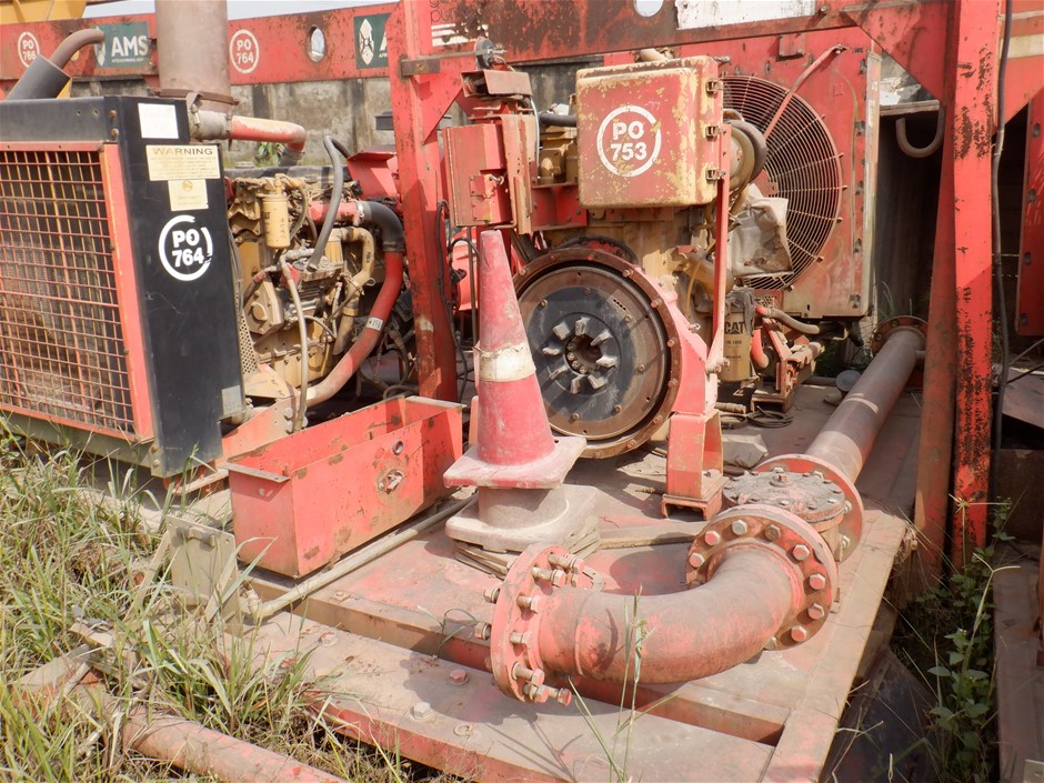 Skid Mounted Godwin Diesel Powered Water Pump (PO753)