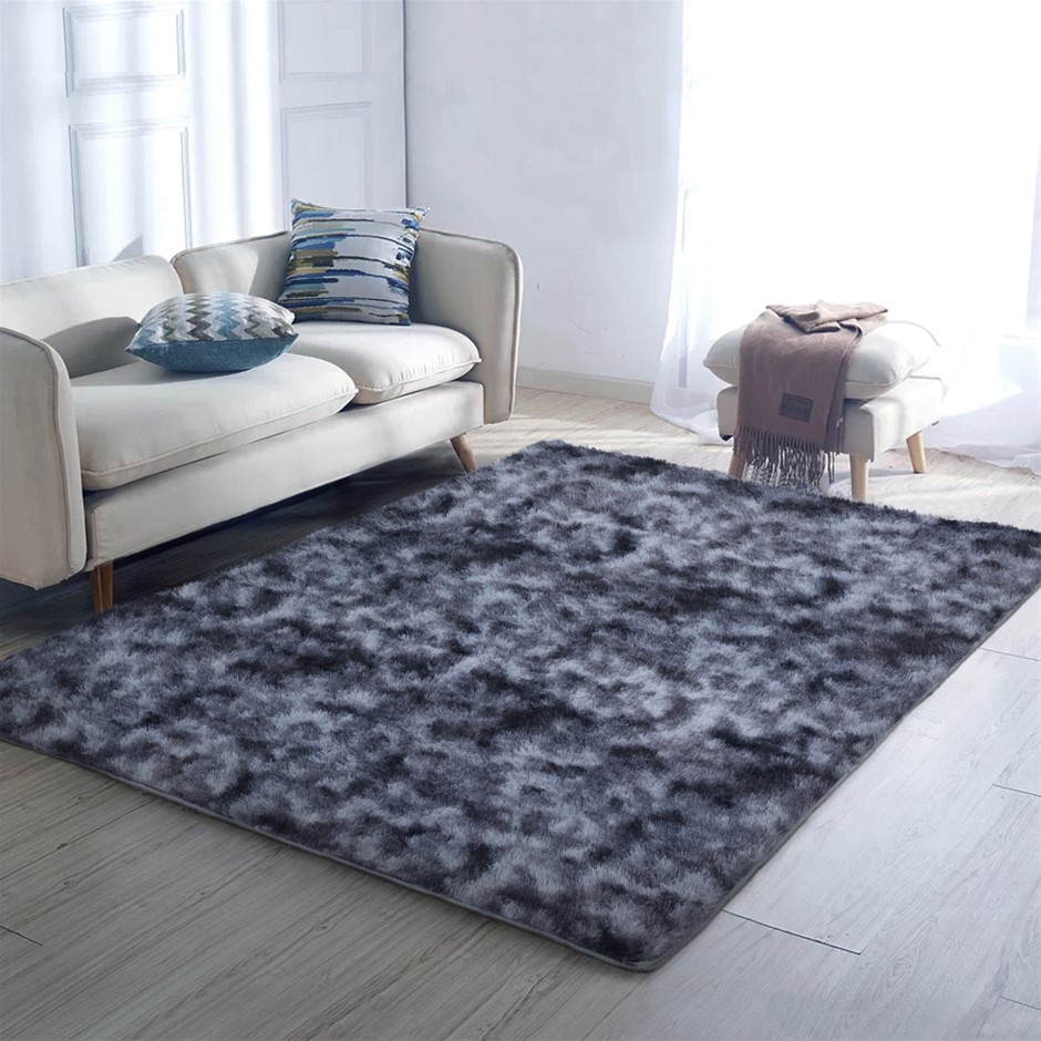 Buy Artiss Gradient Floor Rugs 160 x 230 Shaggy Large Rug Carpet Soft