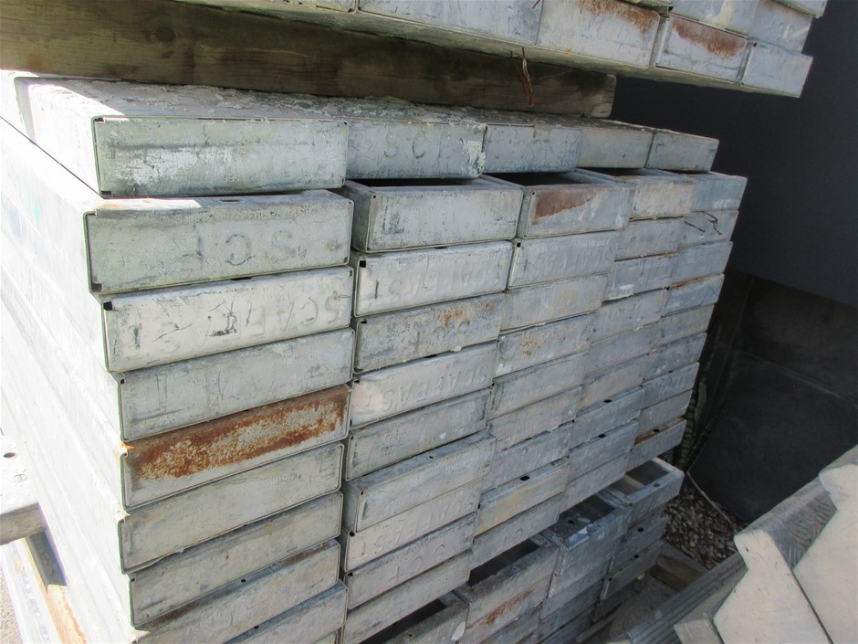 50 X Galvanized Scaffold Planks Auction 0014 3016989 Grays Australia