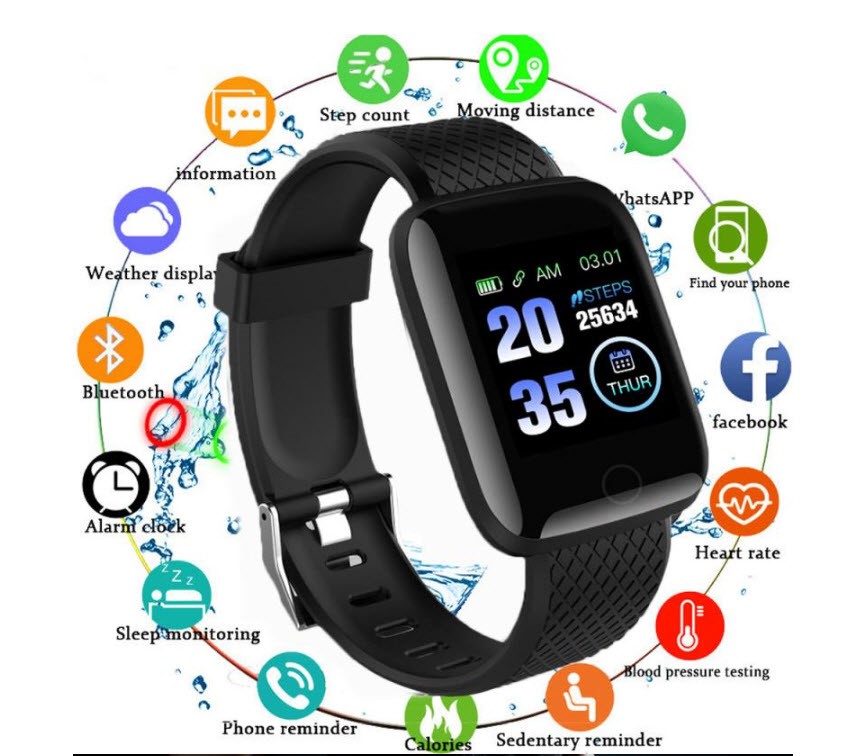 Pulse V70 Smart Watch Black Auction (0004-2526355) 