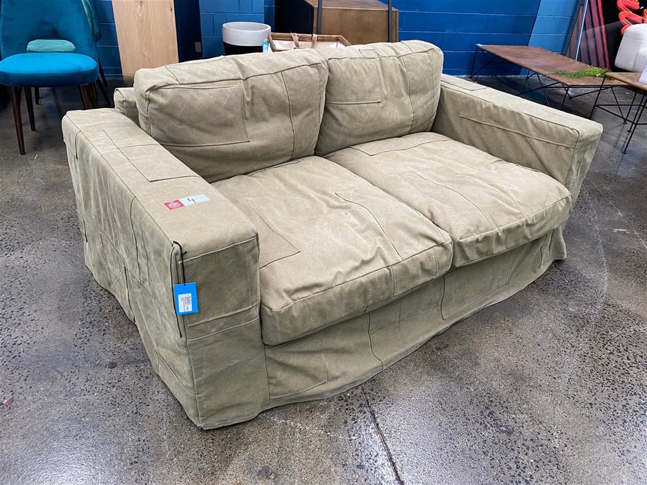 United Strangers Brooklyn 2 Seater Sofa Auction (00043017007) Grays