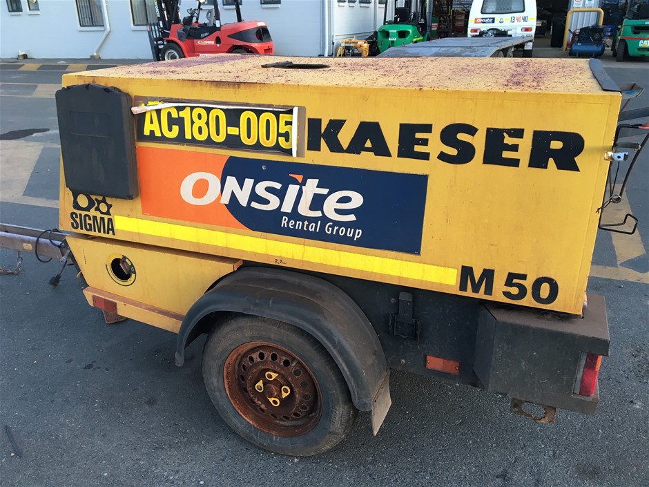 2012 Kaeser M50 Compressor 180cfm Diesel (Location Gladstone