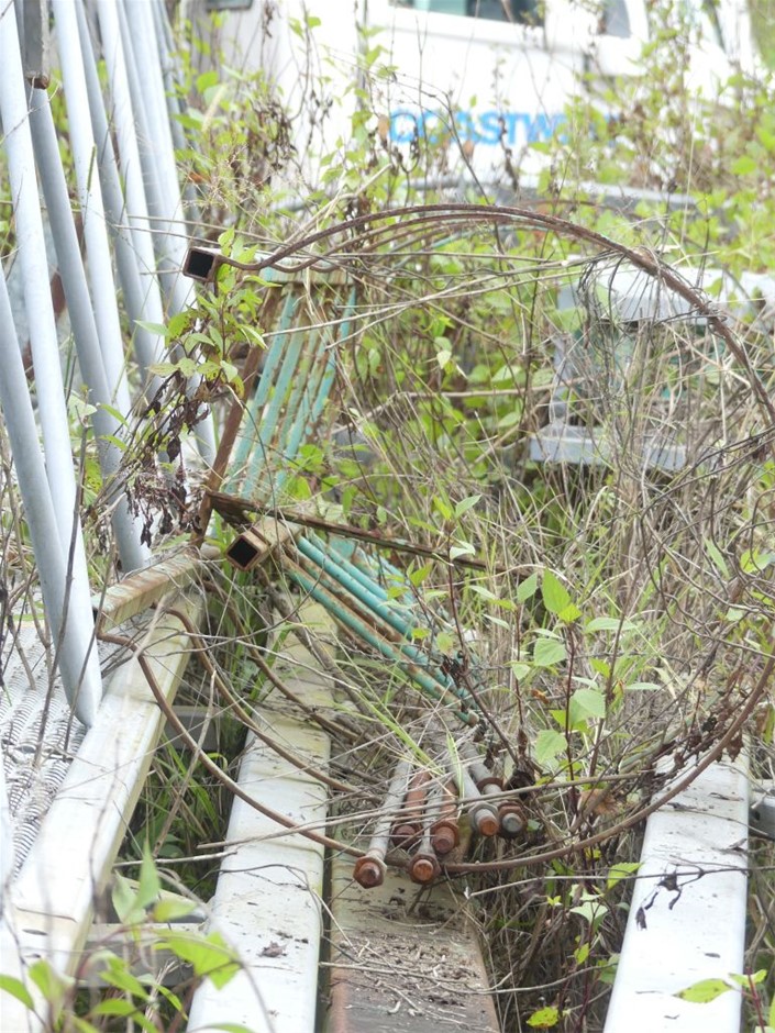 18K Gold-Filled Cuban Iced Out Ring with Simulated Diamonds - Size 9