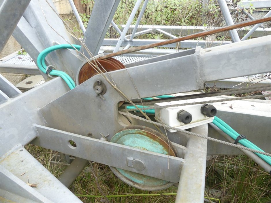 18K Gold-Filled Cross & Flower Necklace with Simulated Diamonds - 50.8cm