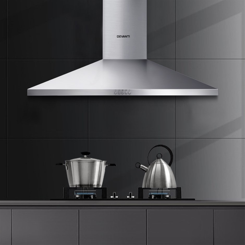Devanti Range Hood 90cm 900mm Kitchen Ca