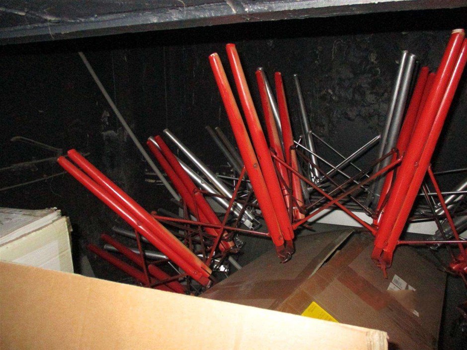 Keshi with Gold Trim & Baroque Pearl Dangling Earrings.