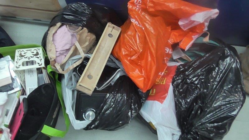 5-6mm Black Potato Shape Pearl with Platinum Plated Bracelet