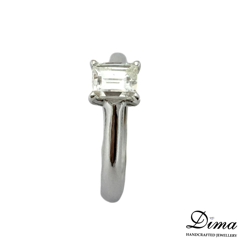 18K White Gold-Filled Chain Necklace with Simulated Diamonds - 60.9cm